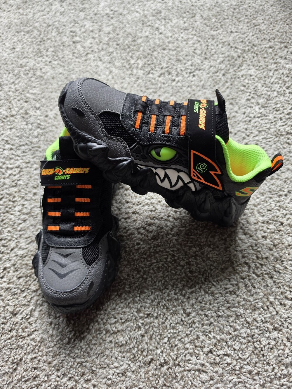 Size 2 boys Skechers Light Up Shoes